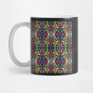 Stained Glass-like Op Art Mug